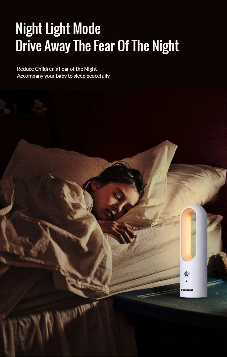 US $20.02 Panasonic Mini LED Flashlight Sensor Camping Light USB Rechargeable Magnetic Adsorption Night Light