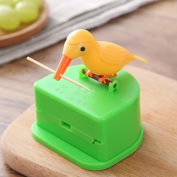 

Toothpicks Holder Cute Hummingbird Toothpick Dispenser Gag Gift Cleaning Teeth Secret Stash Tandenstokers Toothpick Case