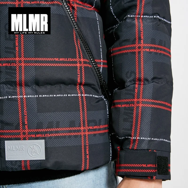 Goede Jackjones Mannen Winter Plaid Gedrukt Warme Capuchon Donsjack 218312534