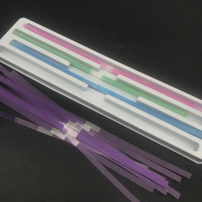 60pcs/set Dental Polyester Polishing Stick Strip With Single Side