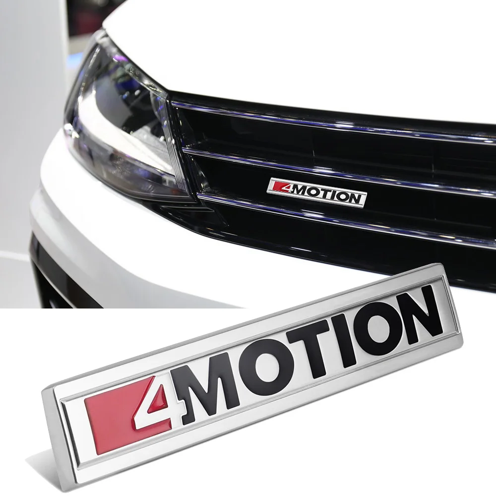 Передняя решетка 4motion логотип для Volkswagen VW Golf Passat Tiguan Touran Touareg Atlas поло задний