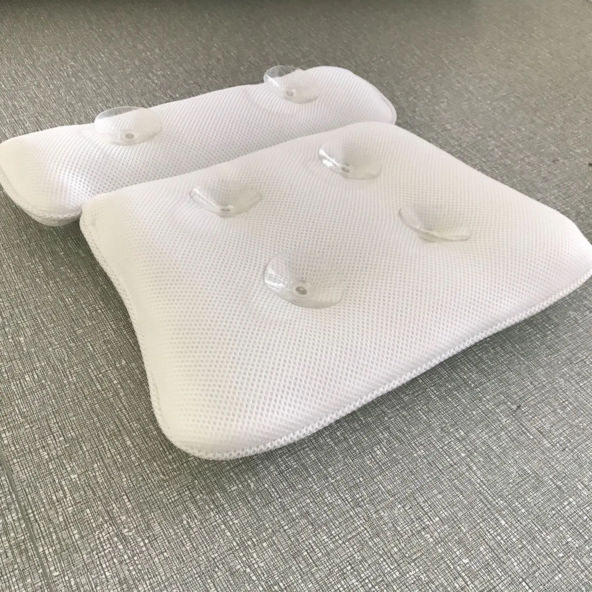 Дышащая 3D сетчатая подушка для ванной с присосками, поддержка шеи и спины, спа-подушка для дома, гидромассажная Ванна, аксессуары для ванной комнаты