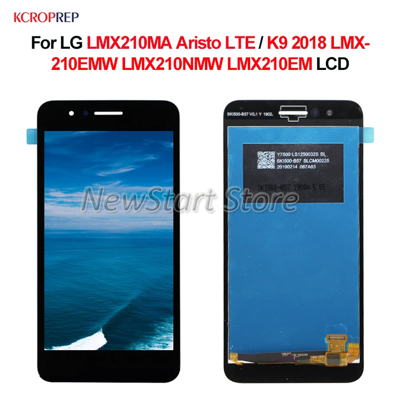 Для LG LMX210MA Aristo LTE ЖК-дисплей для K9 2018 LMX210EMW LMX210NMW LMX210EM с сенсорным экраном
