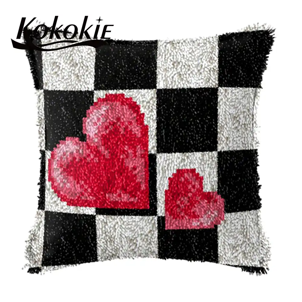 Gancho De Cierre Almohada 3d Alfombra De Ganchillo Hilo Funda De