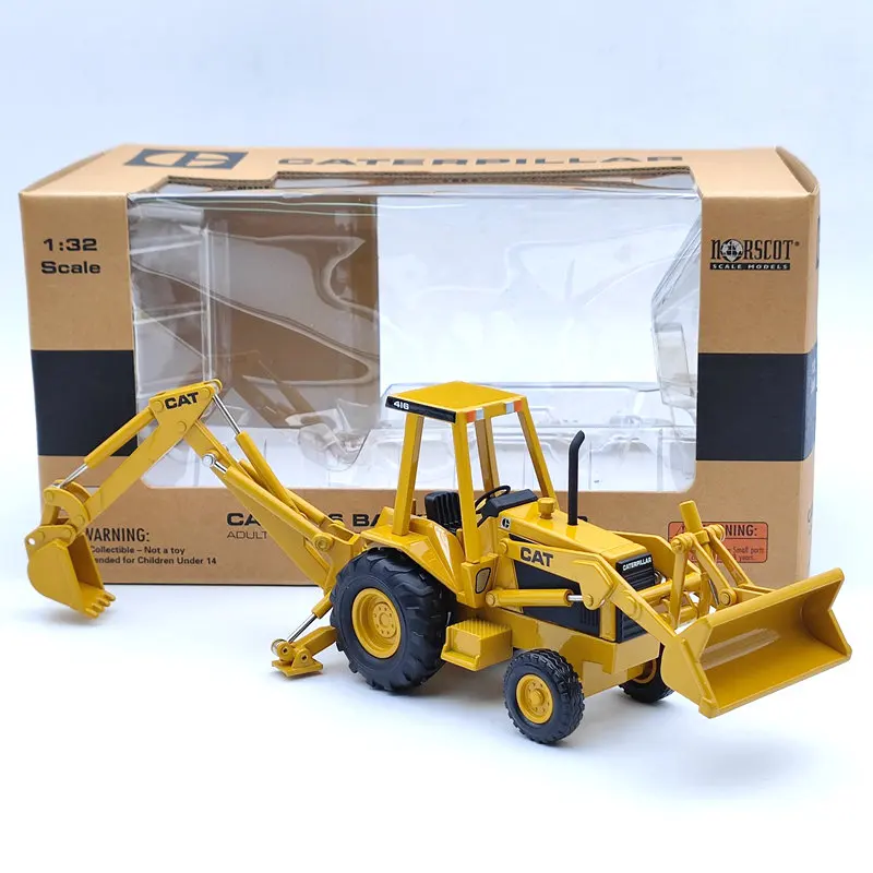 Norscot 1:32 For Caterpillar Cat 416 Backhoe Loader 55271 Diecast Models Collection Engineering vehicle Toys Car Gift