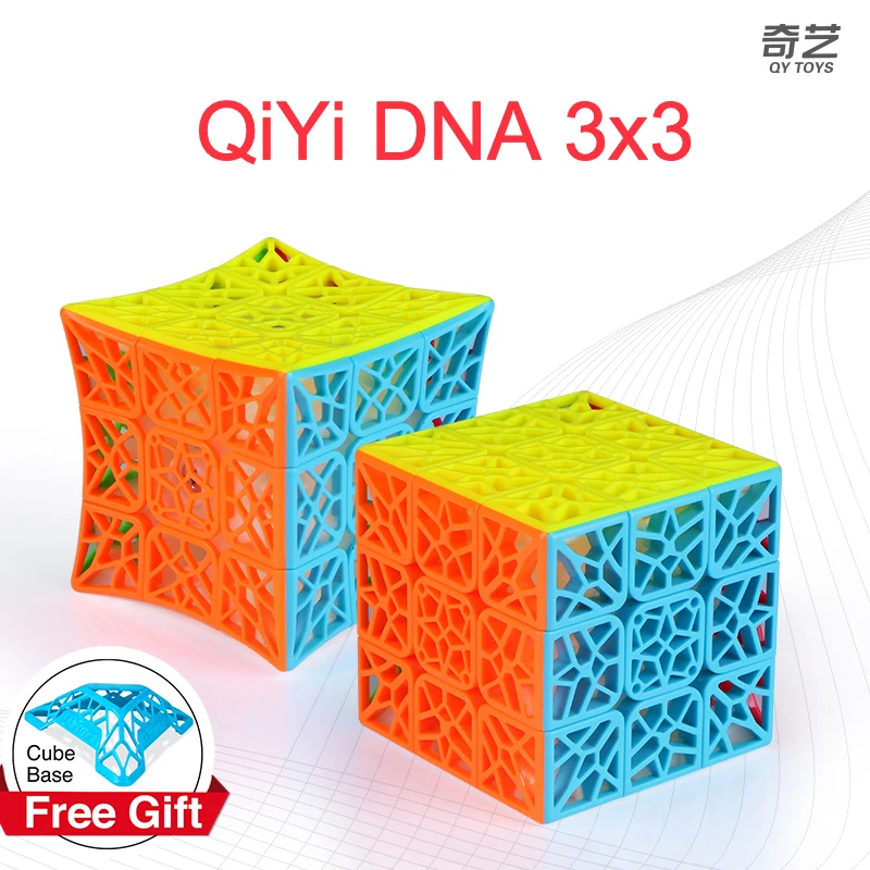 Qiyi DNA 3x3x3 магический куб вогнутый dna 3X3 липкие скоростные кубики профессиональные