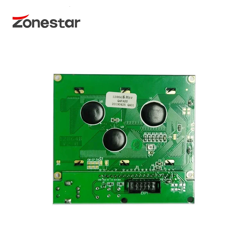 Модуль ЖК дисплея ZONESTAR 12864 с кабелем 128x64 точки Синяя подсветка экрана для ZRIB RAMPS