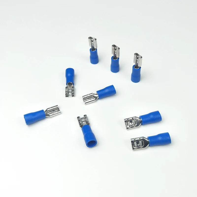 terminal conector do fio eletrico 16 14awg azul 1000 unidades pacote 02