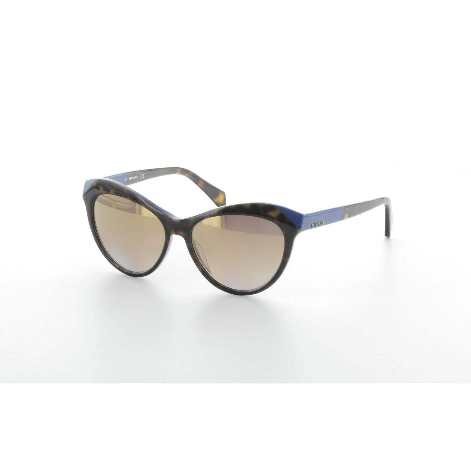 

Women's sunglasses dl 0225 56l bone Brown organic butterfly cat eye 55-15-140 diesel