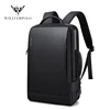 WILLIAMPOLO Backpack For Teenagers Fashion Microfiber Fit 17.3 Laptop Luxury Backpack For Boys School Bags Black PL207208 1