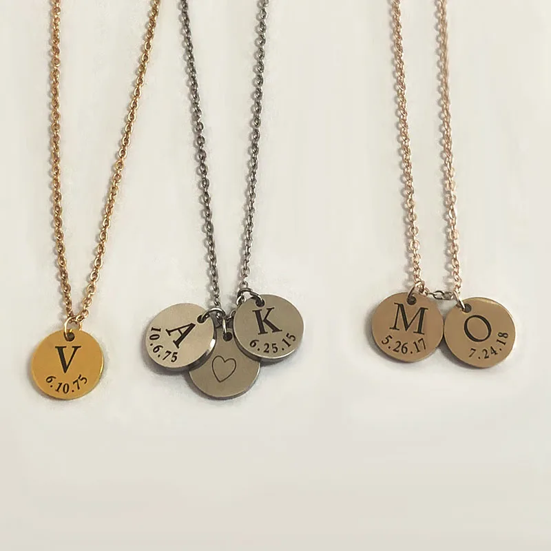 Bridesmaid Gift gold letter necklace Ximen gold plated Tiny Gold Initial Necklace Gold Letter Necklace tiny letter Gold Initial Jewelry