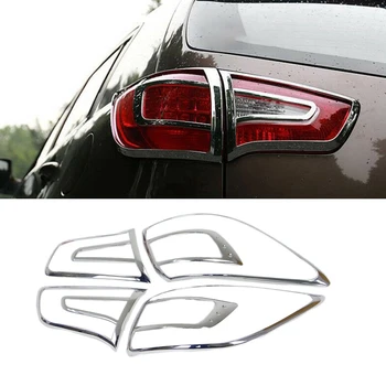 

4Pcs ABS Car Rear Tail Light Lamp Cover Trim for Kia Sportage 2011-2016