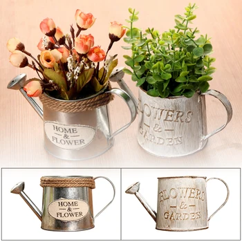 

Flowerpot Flower Pot Flower Vase Home Plant Garden Decor Holder Succulent Display Stand Iron Planting Retro Creative Beautiful