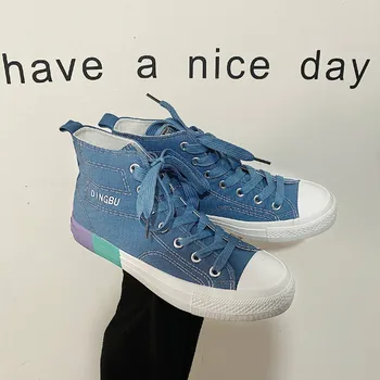 

EXCARGO Ins Hot Canvas Vulcanize Sneakers Men White Shoes 2020 New Spring Male Fashion Student Sneakers Vulcanize Flat Heel