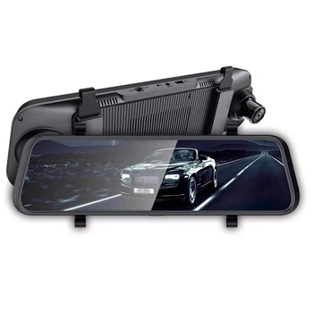 

10 Inch Rearview Mirror Driving Recorder HD Cloud Mirror Voice Controlled Android Navigator Bluetooth