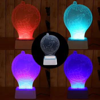

Desk Light Table Lamp Night Light Modern Bright Cute 3D Globe Colorful Atmosphere Decoration Indoor Lighting Home Decor Art Kid