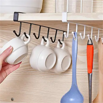 

Practical Closet Storage Rack Cabinet Hook Under Shelf Cup Mug Room Hangers Closet Storage Rack Cabinet Hook Cupboard Shelf