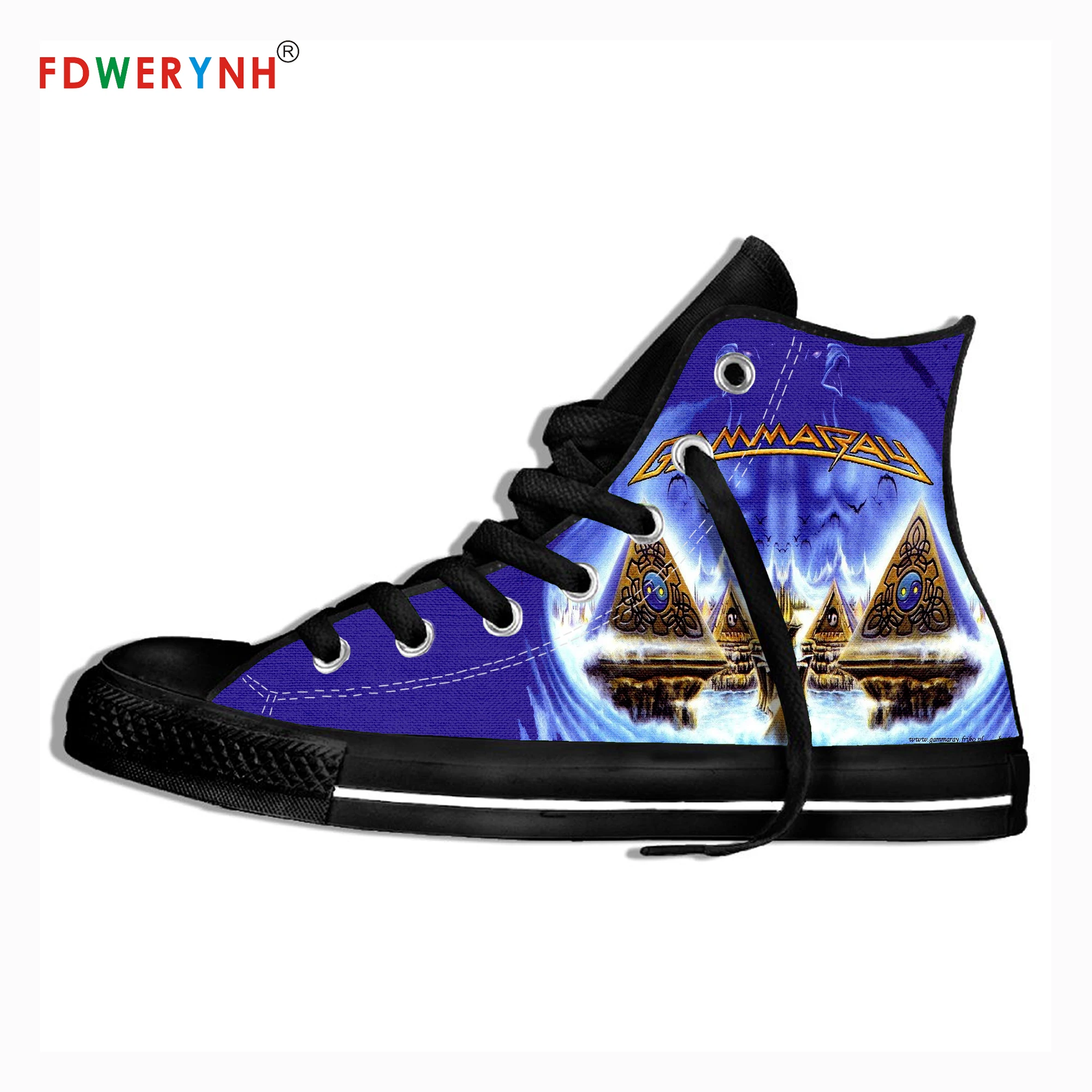 

Men's Casual Shoes Gamma Ray Band Most Influential Metal Bands of All Time 3D Pattern Logo Men Shoes