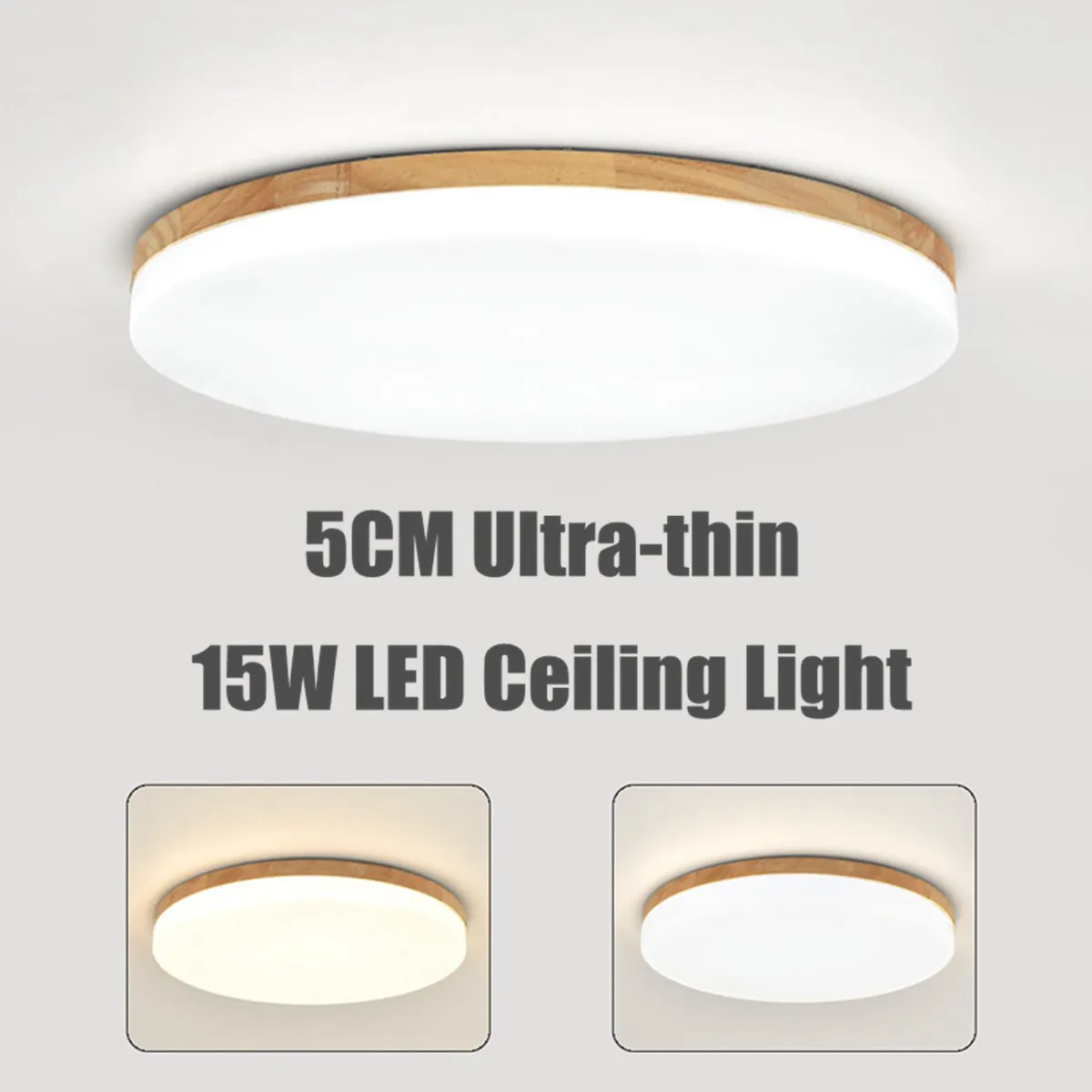 

15W Modern Simple LED Ceiling Down Light LED Panel Lamp Kids Bedroom Lamp Living Room Bathroom Surface Mount Lighting Fixtures