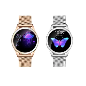 

KW20 Smart Watch Ladies Heart Rate Monitor IP68 Waterproof Fitness Tracker Ladies Physiological Period Monitoring