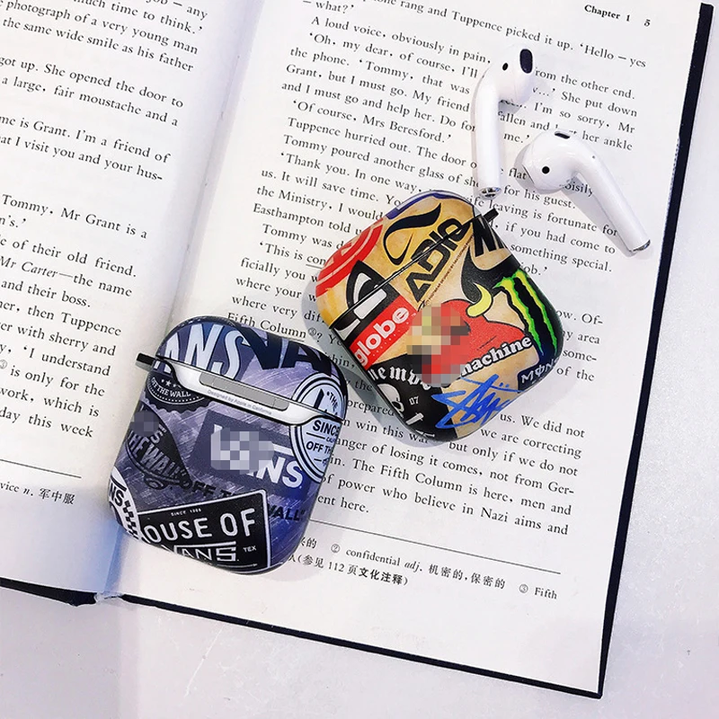 

Earphone Case for Airpods 2 Case Soft Silicone Marvel cartoon Cover for Airpods Protective Cover Charging Box Accessories