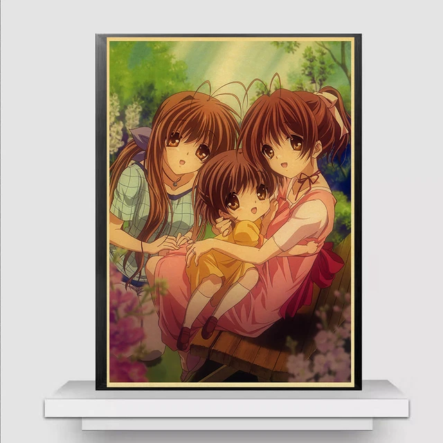 Double Sided Clannad Anime Poster