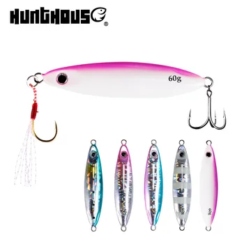 

Hunthouse slow jigging zetz slow blatt cast wide SLIM Metal Casting Jig Spoon Cast Jigging Lead Sea Bass Lure Artificial Bait