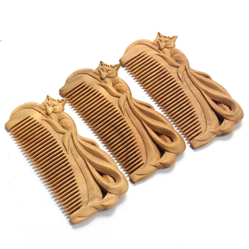 Расческа для волос из сандалового дерева ручной работы 1 шт.|combs for hair styles|style combhair