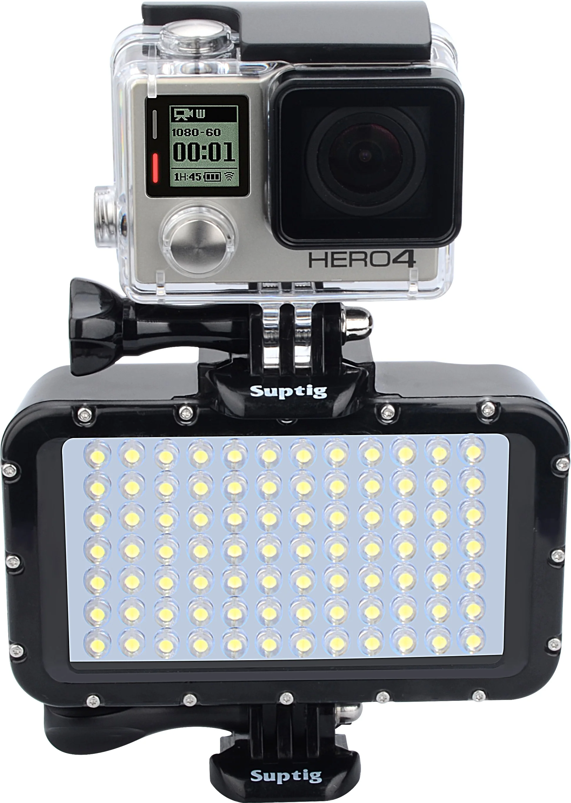 Gopro 用 水中ライト 50m防水　保証付き 超高輝度 50 メートル防水水中 LED ハイパワーフラッシュライト