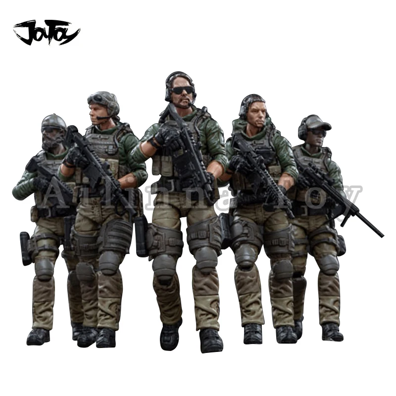 Экшн фигурка JOYTOY 1/18 3 75 дюйма (5 шт./компл.) игрушечная Коллекционная морская спецназа США Air Ground модель Recon
