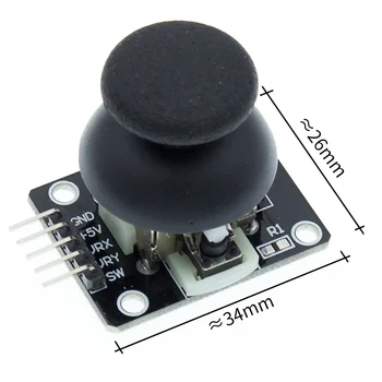 

50PCS KY-023 PS2 Game Joystick Axis Sensor Module for DIY Starter Kit