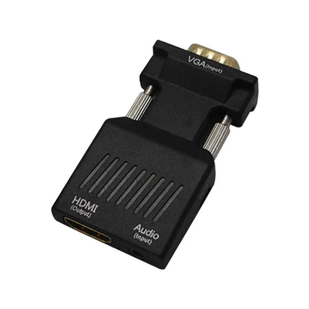 VAG К HDMI конвертер адаптер с аудио мужчины к женщинам поддержка кабелей 1080P выход сигнала для HDTV монитор проектор ПК