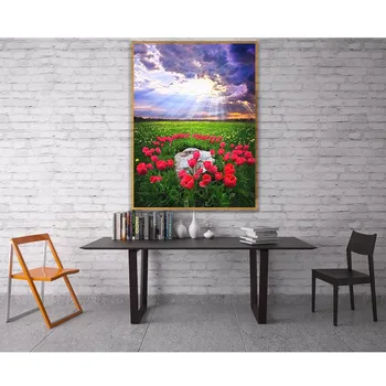 

Painting With Diamonds Landscape Diamond Painting 5d Diamond Embroidery Decoration Home Diamond Mosaic Resin Drill