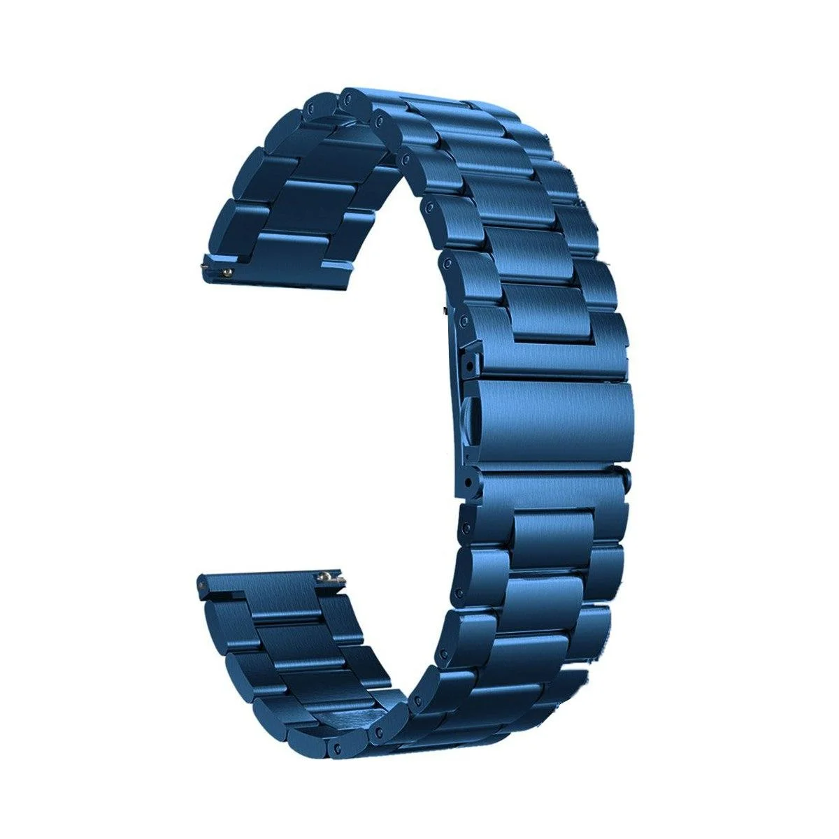 Металлический ремешок для часов huawei GT2 46 мм браслет из нержавеющей стали для часов huawei GT2 42 мм 46 мм Смарт-часы быстросъемный ремешок - Цвет ремешка: blue