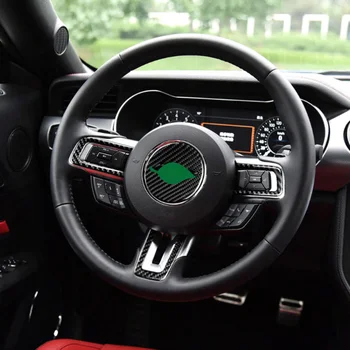 

Decor Steering Wheel Trim For Ford Mustang 15-19 Accessories Car Panel