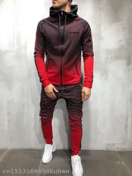 

2020 Zipper Tracksuit Men Set Sporting for porsche Jacket+Pants 2 Pieces Hoodies Sweatshirt &Pant racing Suit