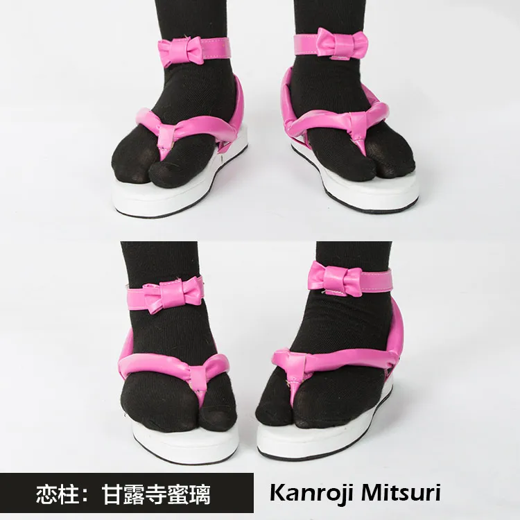 Kimetsu no Yaiba/Обувь для косплея в японском стиле; обувь для костюмированной вечеринки; Kamado Tanjirou Agatsuma Zenitsu Tomioka Giyuu Kamado Nezuko - Цвет: C