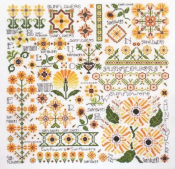 

G Gold Collection Counted Cross Stitch Kit Cross stitch RS cotton with cross stitch no print Poppy elf The Dream of Sunflower