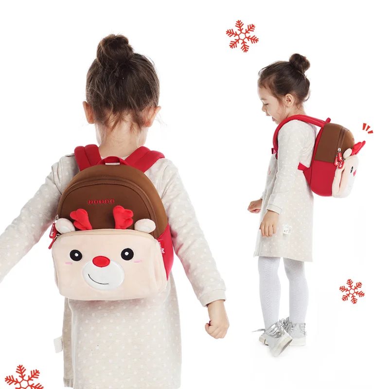 

2017 NOHOO New Style Cartoon Kindergarten School Bag Women's Parent And Child Medium Children Backpack School Bag