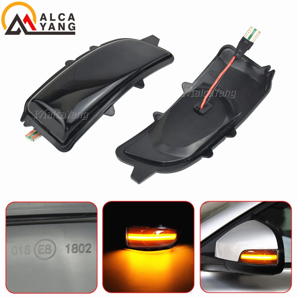 Wing Mirror Indicator Lamp Lens Cover Left and Right Side Light