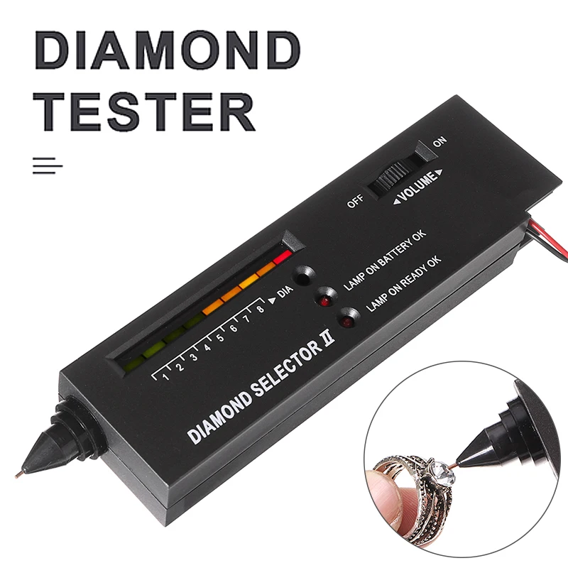 Portable Diamond Tester Pen Jewellery Gemstone Tester Selector Testing