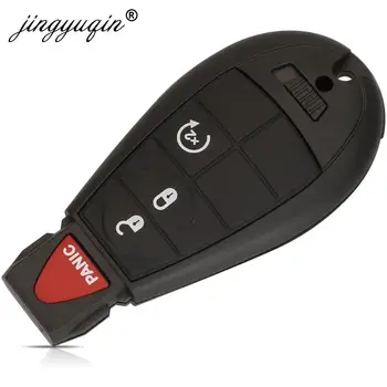 Keyforkess GQ4-53T 433MHz 4A Chip Fobik Remote Car Key fob per Dodge RAM Jeep Cherokee Sport KL Chrysler Town & Country 2014 - Jingyuqin GQ4 53T 433MHz 4A Chip Fobik Remote Car Key fob per Dodge RAM Jeep