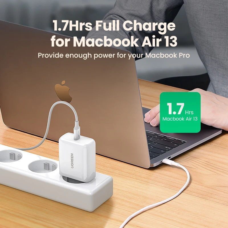 Быстрое зарядное устройство UGREEN PD45W Quick Chrarger 4 0 3 USB Type C QC3.0 для iPhone ноутбука PD