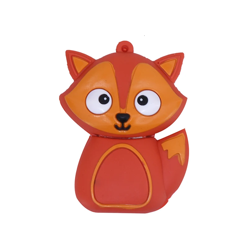 Sevimli Karikatür Kalem Baykuş Tilki Tarzı usb flash sürücü Penguen Pendrive 4 GB 8 GB 16 GB 32 GB 64 GB 128 GB 256 GB Memory Stick_voghion.com