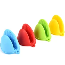 Противоскользящие перчатки для микроволновой печи, теплоизоляционные силиконовые противообжимные Жаростойкие перчатки для духовки с силиконовой текстурой, Новинка