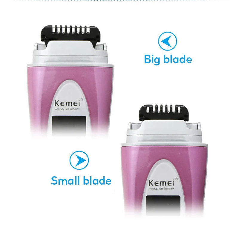 Kemei светодиодный светильник, инфракрасная эпиляция для женщин, электробритва для бритья, эпилятор для бритья, Женская бритва, женский уход