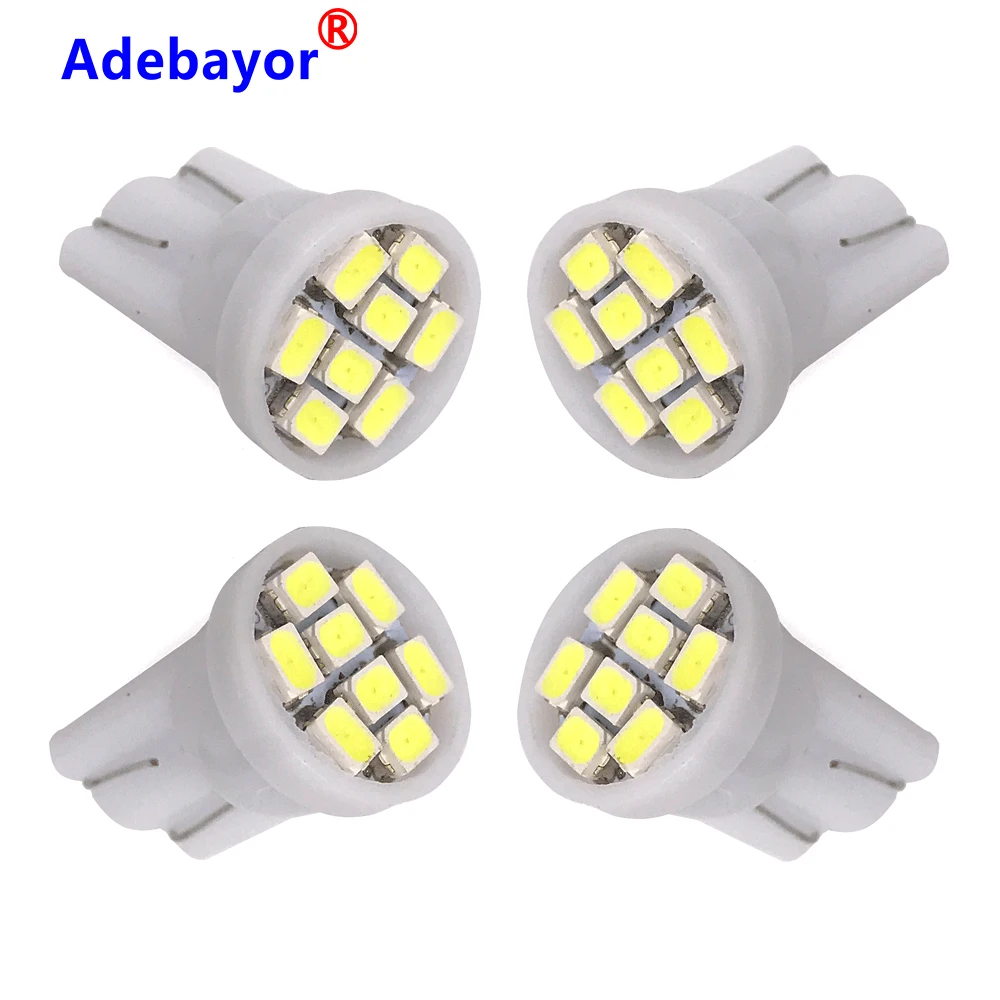 1 шт. Adebayor T10 1206 3020 8SMD w5w 194 168 192 клиновидный автомобильный клин 8 светодиодов SMD