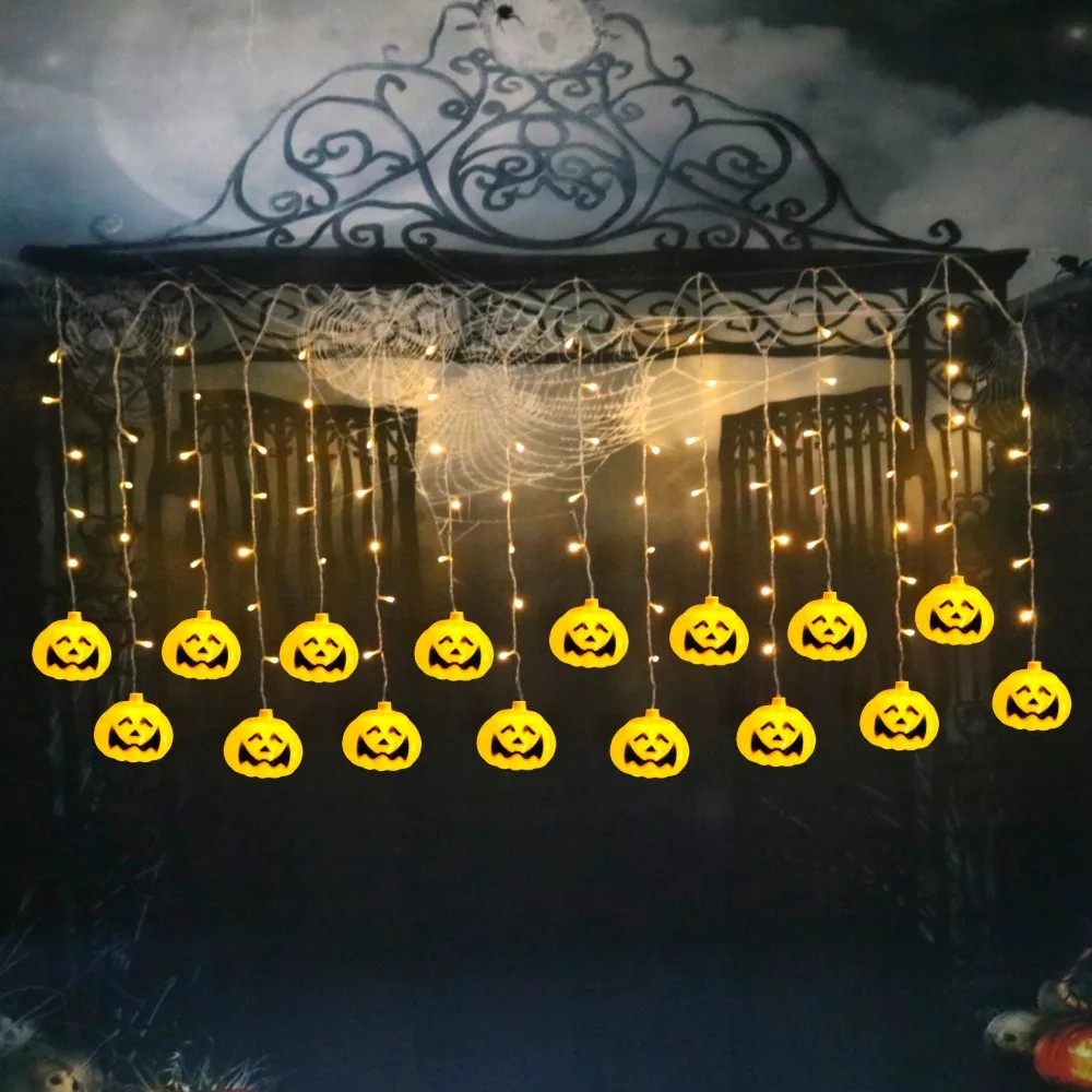 Рисунок 5 - Гирлянда-занавес в виде тыквы
