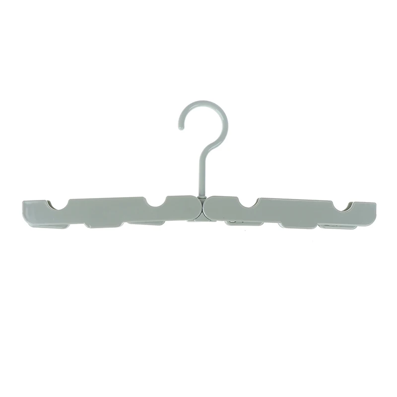 Anti-Skid Windproof Clothes Hanger Portable Clothes Hanging Multifunction Collapsible Hanger Travel Drying Rack - Цвет: green