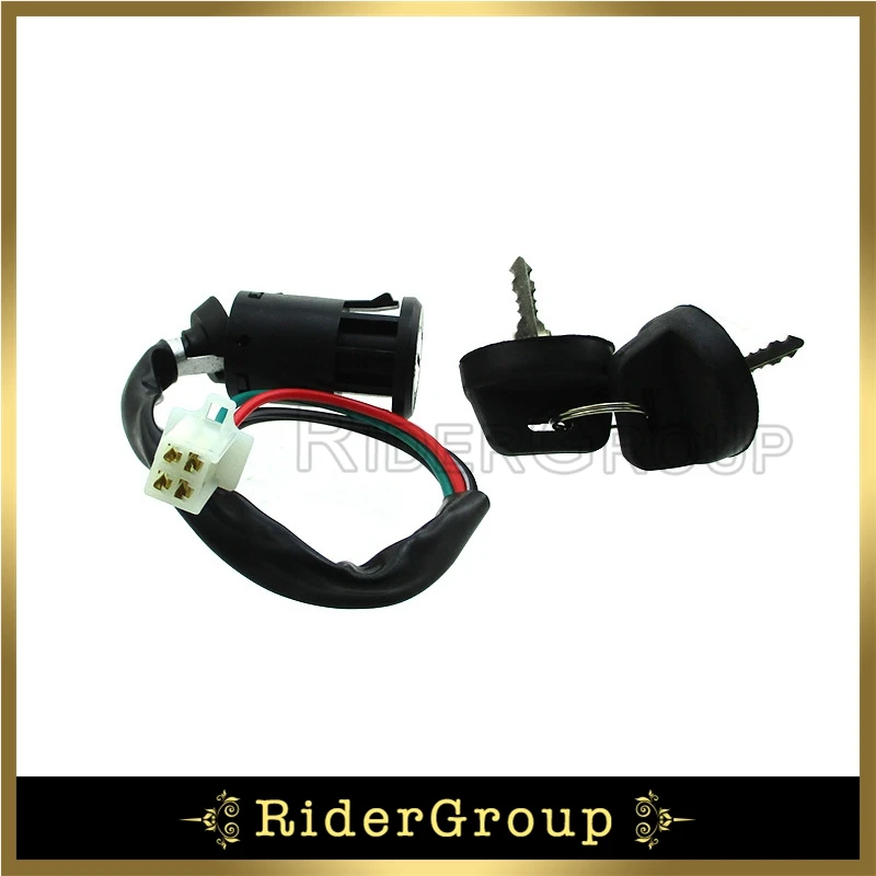 4-контактный провод на выключении стоп ATV Kill зажигания ключ переключатель для 50cc 70cc 90cc 110cc 125cc двигатель китайский Go Kart 4 Wheeler Quad